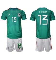 Men FIFA 2022 Mexico Soccer Jersey 039