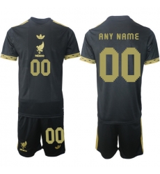 Men Mexico 2025 Soccer Jerseys BlackGold CUSTOM Men Mexico 2025 Soccer Jerseys BlackGold CUSTOM