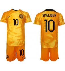 Men FIFA 2022 Netherlands Soccer Jersey 023