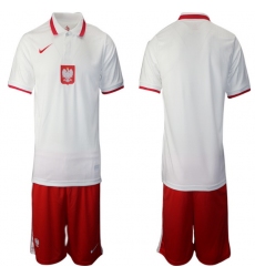 Mens Poland Short Soccer Jerseys 010