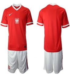 Mens Poland Short Soccer Jerseys 011