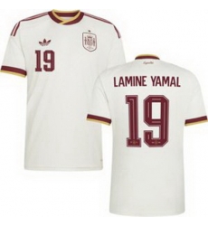 Men 19 Spain Lamine Yamal World Cup 2026 Away Replica Jersey   1