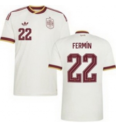 Men 22 Spain Fermin Lopez World Cup 2026 Away Replica Jersey 2 Men 22 Spain Fermin Lopez World Cup 2026 Away Replica Jersey 2