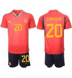 Men FIFA 2022 Spain Soccer Jersey 004