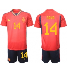 Men FIFA 2022 Spain Soccer Jersey 008