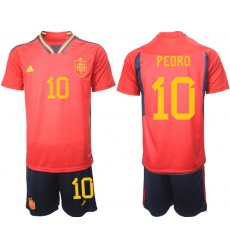 Men FIFA 2022 Spain Soccer Jersey 010