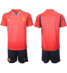 Men FIFA 2022 Spain Soccer Jersey 024