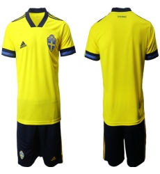 Mens Sweden Short Soccer Jerseys 003
