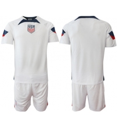 Men US 2022 FIFA Soccer Jersey White 028