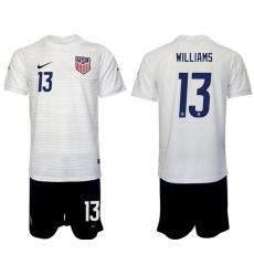 United States 2022 World Cup Soccer Jersey #13 WILLIAMS