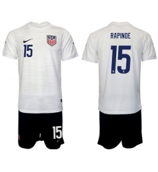 United States 2022 World Cup Soccer Jersey #15 PAPINOE