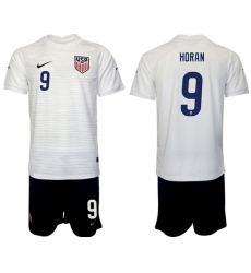 United States 2022 World Cup Soccer Jersey #9 HORAN