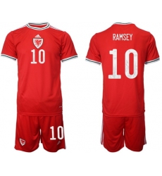 WALES 2022 World Cup Soccer Jersey #10 RAMSEY