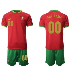 Portugal 2022 World Cup Soccer Jersey CUSTOMIZED RED