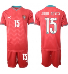 Portugal 2026 FIFA World Cup Soccer Jersey Red #15 JOAO NEVES