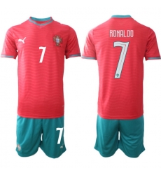 Portugal 2026 FIFA World Cup Soccer Jersey Red Blue #7 RONALDO