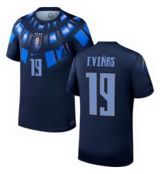 Men 19 Uruguay Federico Vinas Away Replica Jersey World 2 Men 19 Uruguay Federico Vinas Away Replica Jersey World 2