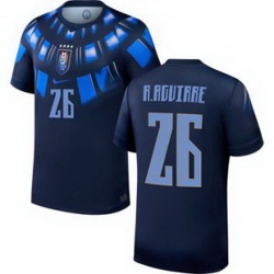 Men 26 Uruguay Rodrigo Aguirre Away Replica Jersey World   2