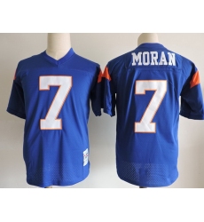 NCAA Film Jersey Moran 7 Blue Stitched Jersey
