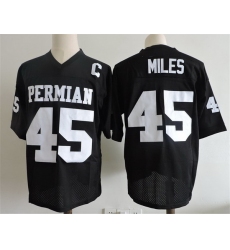 NCAA Film Jersey Permian Miles 45 Black Stitched Jersey