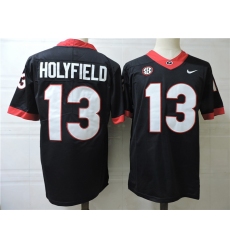 Bulldogs Holyfield 13 Black Jersey