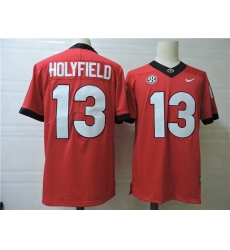 Bulldogs Holyfield 13 Red Jersey