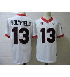 Bulldogs Holyfield 13 White Jersey
