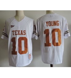 TEXAS LONGHORNS Young 10 White Jersey