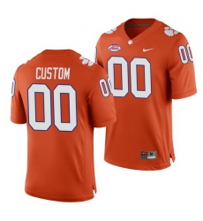 Clemson Tigers Custom Orange College Football Men'S Jersey