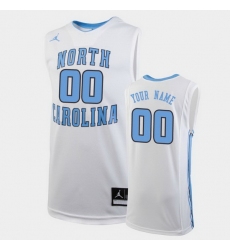 North Carolina Tar Heels Custom White Replica College Basketball Jersey