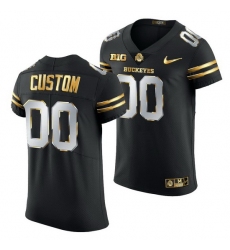 Ohio State Buckeyes Custom Black Golden Edition Jersey