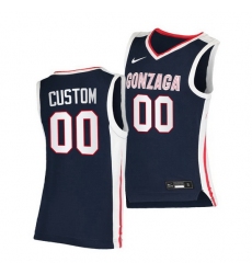 Gonzaga Bulldogs Custom Navy Elite 2020 21 College Basketball Jersey
