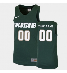 Michigan State Spartans Custom Green Replica College Basketball Jersey