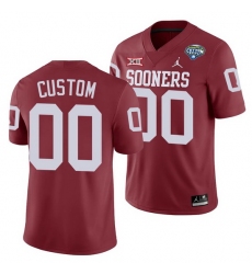 Oklahoma Sooners Custom Crimson 2020 Cotton Bowl Classic College Football Jersey