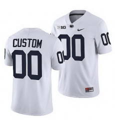 penn state nittany lions custom white college football men jersey 1