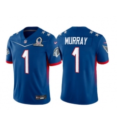 Men 2022 NFL Pro Bowl Arizona Cardinals 1 Kyler Murray NFC Blue Jersey
