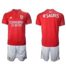 Men Benfica Soccer Blank Jersey 002
