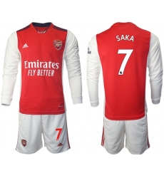 Men Arsenal Long Sleeve Soccer Jerseys 510