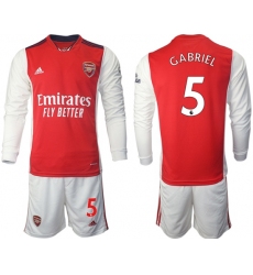Men Arsenal Long Sleeve Soccer Jerseys 512