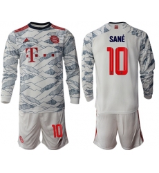 Men Bayern Long Sleeve Soccer Jerseys 530