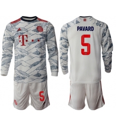 Men Bayern Long Sleeve Soccer Jerseys 535