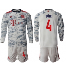 Men Bayern Long Sleeve Soccer Jerseys 536