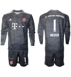 Men Bayern Long Sleeve Soccer Jerseys 556
