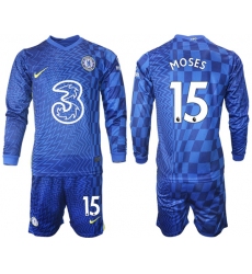 Men Chelsea Long Sleeve Soccer Jerseys 519