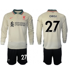 Men Liverpool Long Sleeve Soccer Jerseys 501