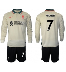 Men Liverpool Long Sleeve Soccer Jerseys 512