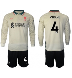 Men Liverpool Long Sleeve Soccer Jerseys 514