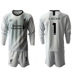 Men Liverpool Long Sleeve Soccer Jerseys 525
