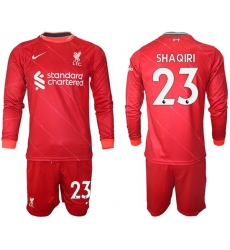 Men Liverpool Long Sleeve Soccer Jerseys 535