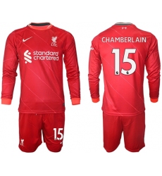 Men Liverpool Long Sleeve Soccer Jerseys 538